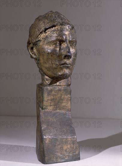 BOURDELLE ANTOINE 1861/1929
CABEZA DE APOLLON 19OO 19O9 BRONCE DORADO
PARIS, MUSEO