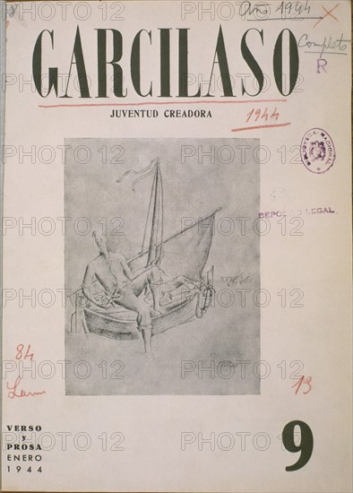 MOLINA SANCHEZ
ILUSTRACION PORTADA GARCILASO NUN 9
MADRID, BIBLIOTECA NACIONAL