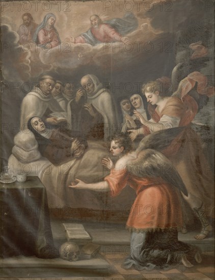 ANONIMO ESPAÑOL
MUERTE DE STA TERESA- S XVII-PINTURA BARROCA
TOLEDO, CONVENTO DE LAS