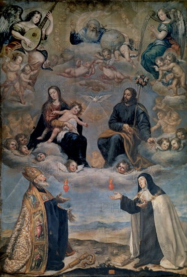 PEREDA ANTONIO DE 1600/1678
STA TERESA Y S AGUSTIN
TOLEDO, CONVENTO DE LAS