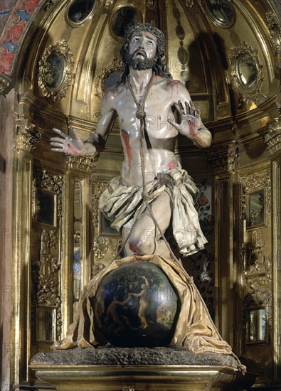 SALVADOR CARMONA LUIS 1709/1767
CRISTO DEL PERDON  SG XVIII
ATIENZA, IGLESIA DE SAN