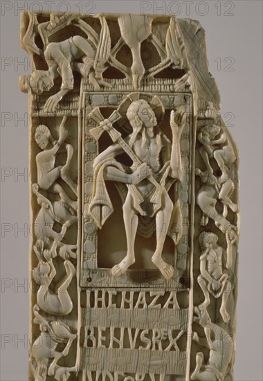 CRUCIFIJO DE DON FERNANDO Y DOÑA SANCHA - DETALLE - PARTE ALTA DE LA CRUZ - S XI
MADRID, MUSEO