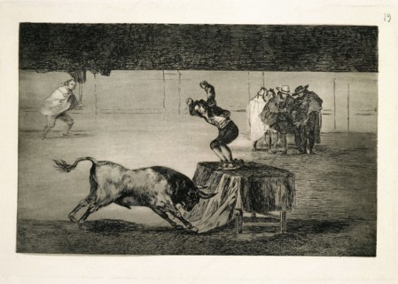 Goya, Tauromachie 19 - Une autre folie de lui dans la même arène