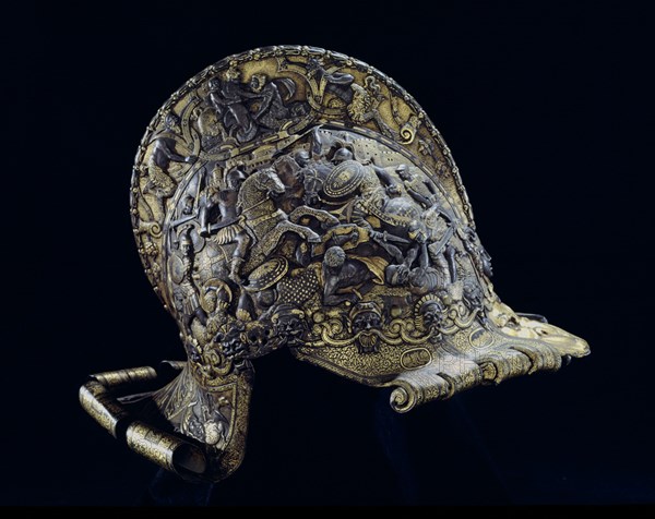 CASCO DE CARLOS V REPRESENTANDO UNA BATALLA
MADRID, ARMERIA REAL
MADRID

This image is not