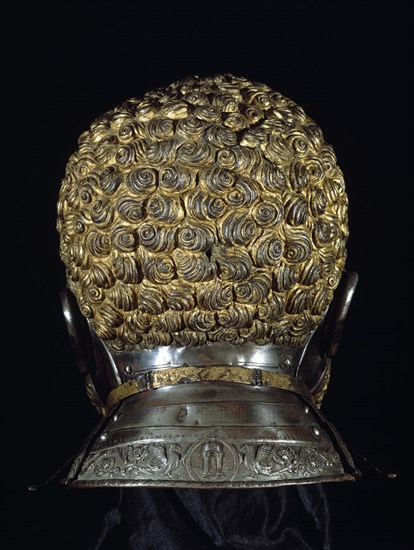 CASCO DE CARLOS V IMITANDO SU CABEZA-V POSTERIOR-
MADRID, ARMERIA REAL
MADRID

This image is