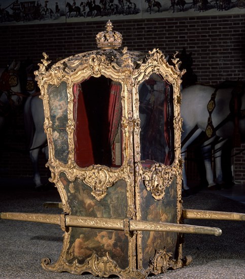 SILLA DE MANO DE CARLOS III-S XVIII
MADRID, PALACIO REAL-OBJETOS
MADRID
