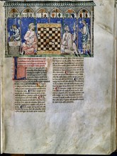 ALFONSO X EL SABIO 1221/84
LIBRO DE JUEGOS-PG 31-PARTIDA DE AJEDREZ EN UNA BOTICA
SAN LORENZO DEL