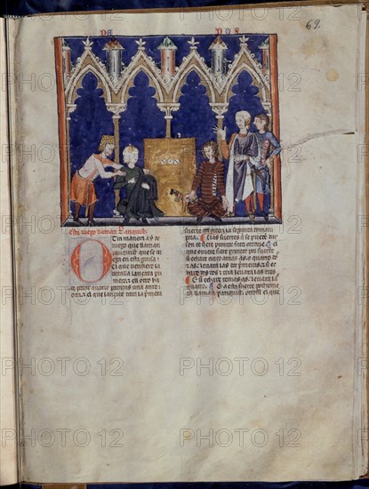 ALFONSO X EL SABIO 1221/84
LIBRO DE JUEGOS Y DADOS-  PG 69
SAN LORENZO DEL ESCORIAL,