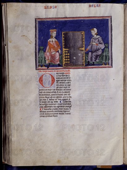 ALFONSO X EL SABIO 1221/84
LIBRO DE JUEGOS  PG  78V
SAN LORENZO DEL ESCORIAL,