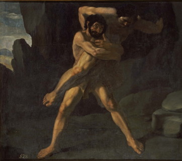 Zurbaran, Hercule luttant avec Antée