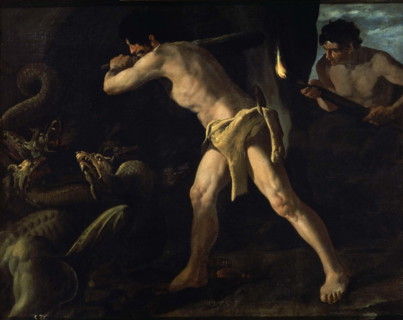 Zurbaran, Hercules fighting the hydra of Lerna