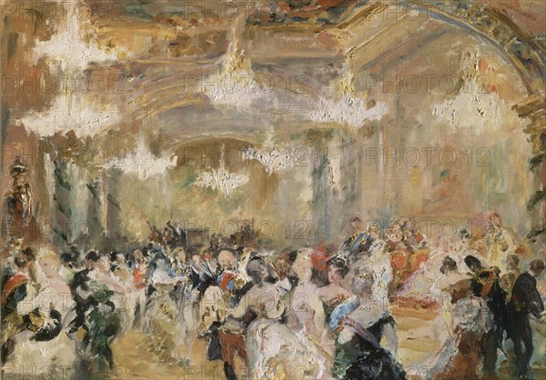 FERRANT ALEJANDRO 1843/1917
BAILE EN PALACIO
MADRID, COLECCION DUQUES DE ALBA
MADRID