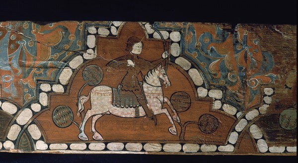 VIGA MUDEJAR POLICROMADA CURIEL DE LOS AJOS (VA)
MADRID, MUSEO ARQUEOLOGICO