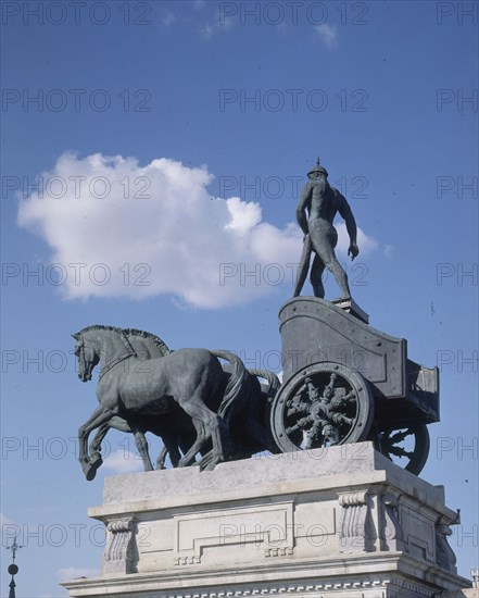 BASTERRA HIGINIO 1876/1957
EDIFICIO BANCO BILBAO CALLE ALCALA - CUADRIGA
MADRID, BANCO BILBAO