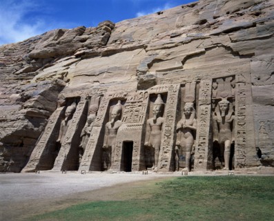 Hathor and Nerfertary temple in Abu Simbel, Egypt