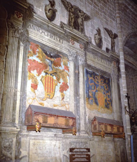 SEPULCRO DE LOS CONDES DE BARCELONA RAMON BERENGUER I Y SU ESPOSA ALMODIS
BARCELONA,