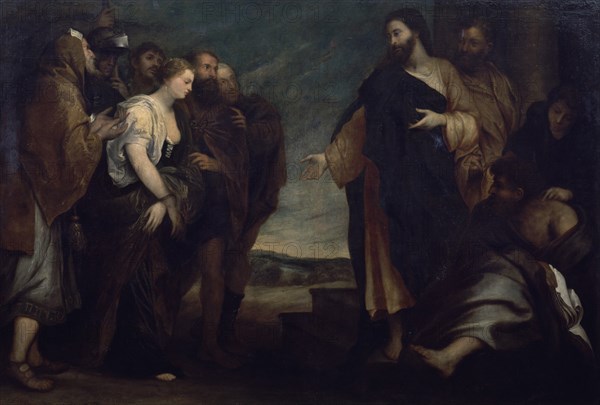 DYCK ANTON VAN 1599/1641
LA MUJER ADULTERA
MADRID, BANCO EXTERIOR
MADRID

This image is not