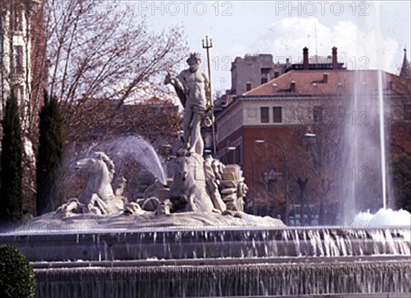 MENA JUAN PASCUAL DE 1707/1784
FUENTE DE NEPTUNO
MADRID, PLAZA DE CANOVAS DEL