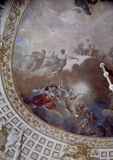 MENGS ANTON RAFAEL 1728/1779
COMEDOR DE GALA - BOVEDA LATERAL LA AURORA DET
MADRID, PALACIO