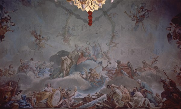 MAELLA MARIANO SALVADOR 1739-1819
CAMARA OFICIAL - APOTEOSIS DE ADRIANO
MADRID, PALACIO