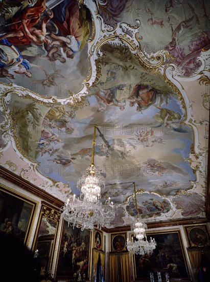 AMIGONI JACOPO 1680/1752
TECHO DEL COMEDOR DE GALA
ARANJUEZ, PALACIO REAL
MADRID