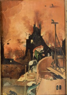 Bosch, Le Chariot de foin (détail)