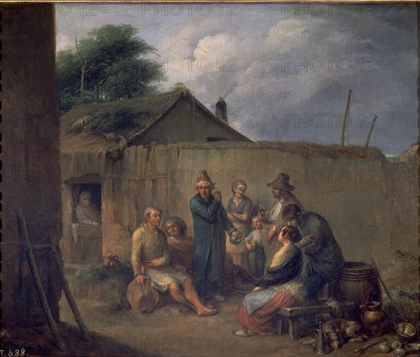 ALENZA LEONARDO 1807/45
VETERANO CONTANDO SUS AVENTURAS - S XIX
MADRID, CASON RETIRO
MADRID