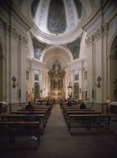 RODRIGUEZ VENTURA 1717/1785
INTERIOR DESDE LOS PIES- 1749-ARQUITECTURA NEOCLASICA