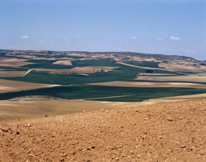 Panoramic view of the Spanish region of Castile-La Mancha