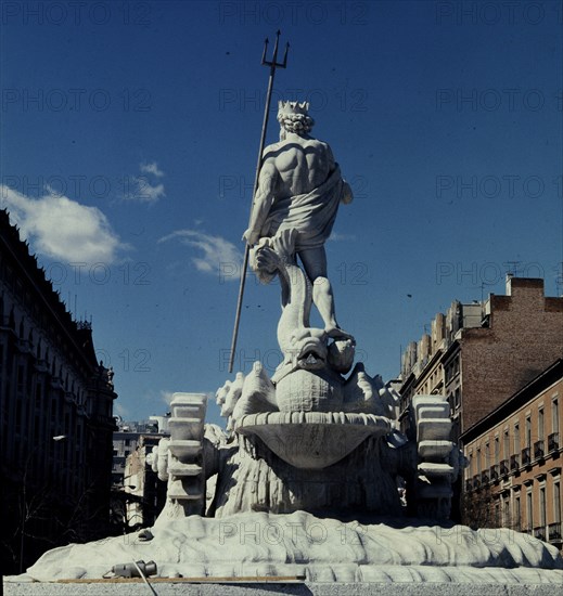 MENA JUAN PASCUAL DE 1707/1784
FUENTE DE NEPTUNO DETALLE DE NEPTUNO
MADRID, PLAZA DE CANOVAS DEL