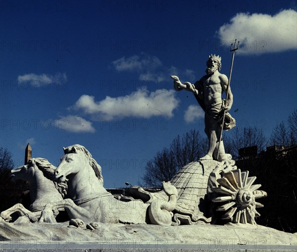 MENA JUAN PASCUAL DE 1707/1784
FUENTE DE NEPTUNO
MADRID, PLAZA DE CANOVAS DEL