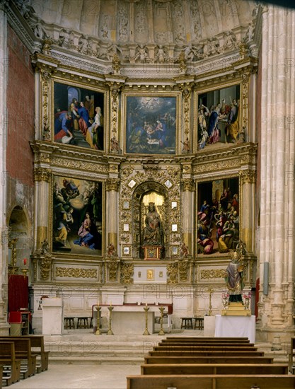 ELEJALDE ANTONIO
INTERIOR DE LA IGLESIA - RETABLO MAYOR - S XVI
VID LA, MONASTERIO DE SANTA MARIA