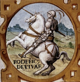 De Cartagena, Rodrigo Diaz de Vivar sur son cheval