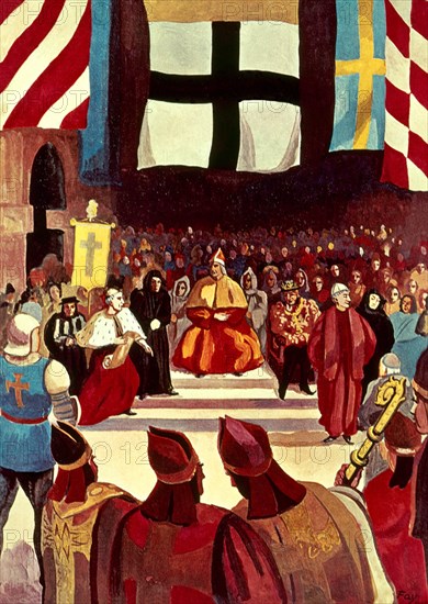 FAY FRED
INAUGURACION CONCILIO CONSTANZA 1378-1417 FIN CISMA OCCIDENT

This image is not