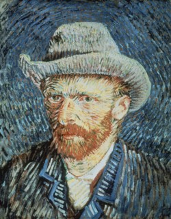 Van Gogh, Self-Portrait with Grey Felt Hat