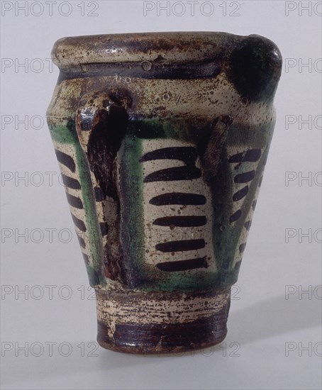 MORTERO PINTADO Y VIDRIADO AL MODO ARABE DEL S XV - ARTE POPULAR
TERUEL, COLECCION