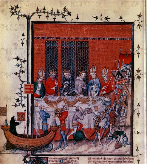 CRONICA FRANCIA-FESTIN EN HONOR A CARLOS IV EN PALACIO
PARIS, BIBLIOTECA NACIONAL
FRANCIA

This