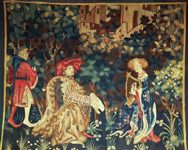 MACHANT G
TAPIZ - EL CONCIERTO - AMOR CORTES
PARIS, MUSEO DE ARTES DECORATIVAS
FRANCIA

This