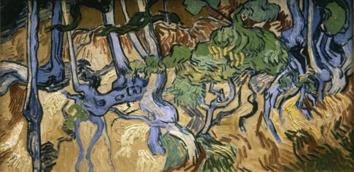 Van Gogh, Tree Roots and Trunks