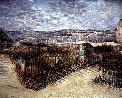Van Gogh, Jardins potagers de Montmartre