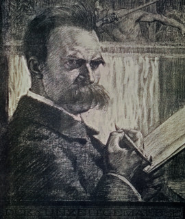 Baver, Portrait de Nietzsche