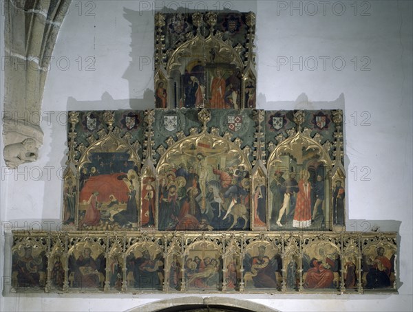 MAESTRO DE SIGÜENZA-HISPALENSE JUAN
CAPILLA DEL DONCEL - RETABLO DE SAN JUAN BAUTISTA Y SANTA