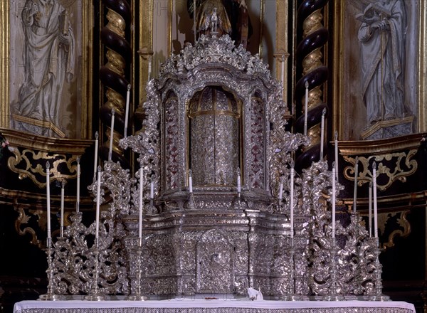 TABERNACULO DE PLATA REPUJADA
TACORONTE, IGLESIA DE SANTA CATALINA
TENERIFE