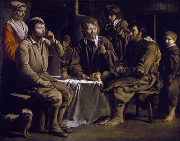 NAIN LE LOUIS 1593/1698
LA COMIDA DE LOS CAMPESINOS-S XVII
PARIS, MUSEO