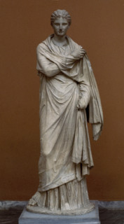 Marble female statue