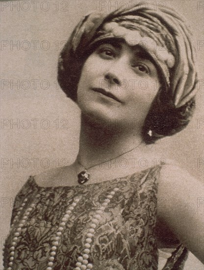 MARGARITA XIRGU (1888-1969) ACTRIZ ESPANOLA - LORCA ESCRIBIO PARA ELLA LA CASA DE BERNARDA ALBA