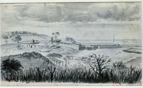 Cardero, Prison de Monterrey (Californie), septembre 1791