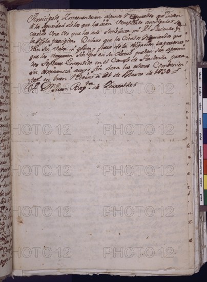DECRETO SUSPENSION DE PAGOS 21/3/1739 ESPANA(PG 3)- REINADO DE FELIPE V
MADRID, ARCHIVO HISTORICO