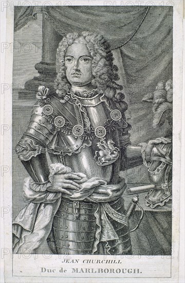 JOHN CHURCHIL- DUQUE MARLBOROUGH GENERAL INGLES -1650/1722-
MADRID, BIBLIOTECA NACIONAL B