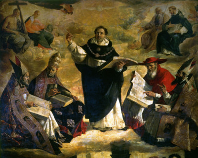 Zurbaran, Apothéose de Saint Thomas d'Aquin